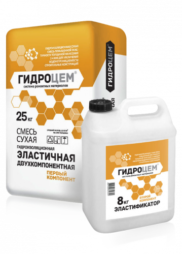 Гидроизоляционная смесь Эласт 2К (двухкомпонентный)