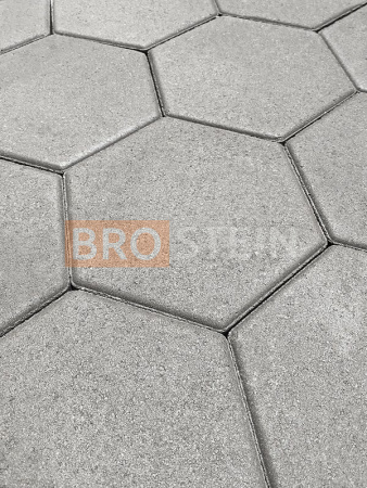 Тротуарная плитка Brostein шестигранник Стандарт 220x250x60 мм