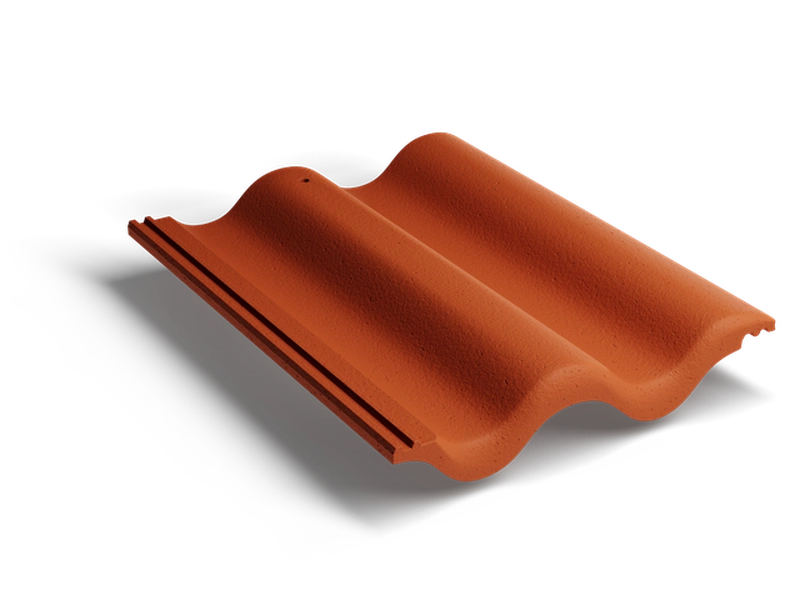 Рядная волновая черепица KRIASTAK, Classic Кирпично-красный