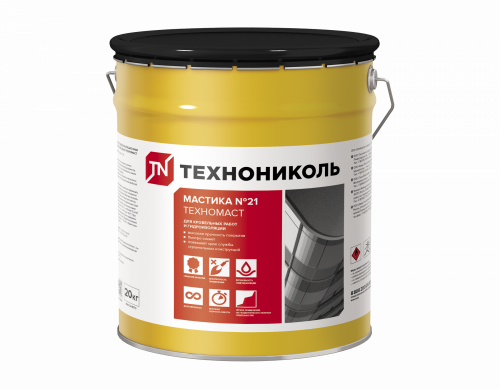 Мастика кровельная Техномаст №21, ведро 20 кг