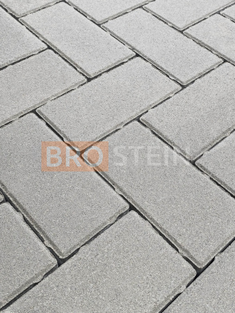 Брусчатка Стандарт Серая 100x200x40 мм