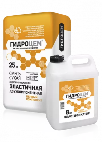 Гидроизоляционная смесь Эласт 2К (двухкомпонентный)