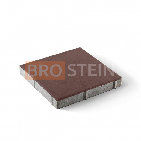 Тротуарная плитка Brostein квадрат Коричневая 330x330x50 мм
