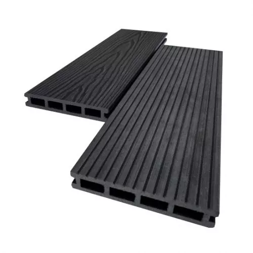 Террасная доска ДПК Bordo Classic антрацит 150x25x6000 мм