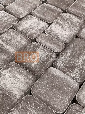 Тротуарная плитка Brostein Старый город Оникс Лиловый 50 мм, 3 размера в комплекте