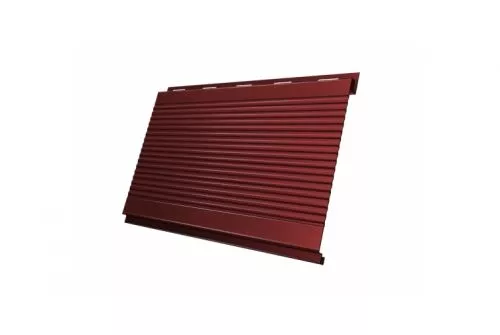 Вертикаль 0,2 gofr 0,5 Satin с пленкой RAL 3009 оксидно-красный