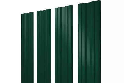 Штакетник Twin 0,5 PurLite Мatt RAL 6005 зеленый мох