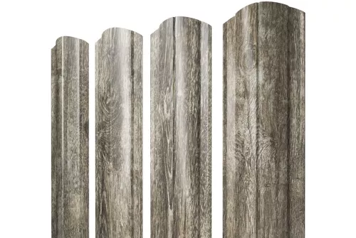 Штакетник Круглый фигурный 0,45 Print Elite Nordic Wood