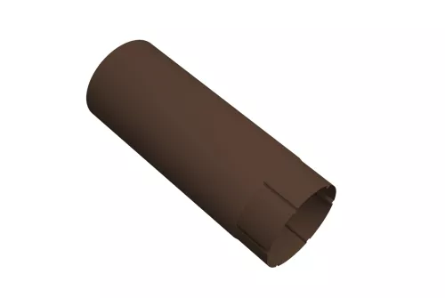 Труба круглая Vortex Project 146мм 2 м RAL 8017 шоколад