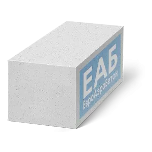 Газобетон ЕвроАэроБетон (ЕАБ) Блок D500 625х150х250 мм, без захватов