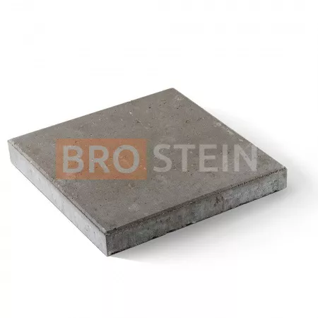 Тротуарная плитка Brostein квадрат Серая 500x500x70 мм