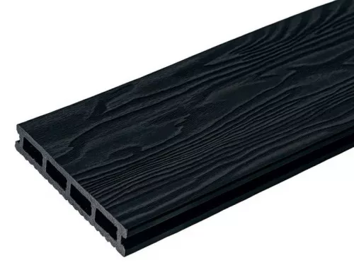 Террасная доска ДПК TalverWood 3D графит 150х25х4000 мм