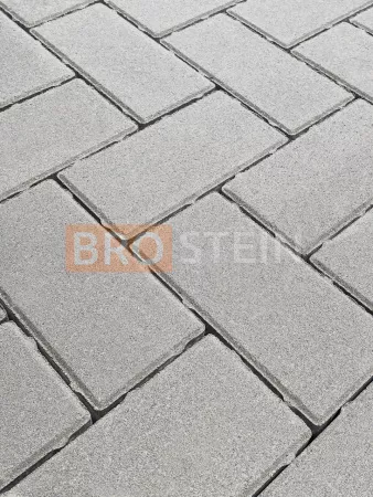 Брусчатка Стандарт Серая 100x200x40 мм