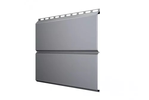 ЭкоБрус 0,345 0,5 Satin с пленкой RAL 9006 бело-алюминиевый