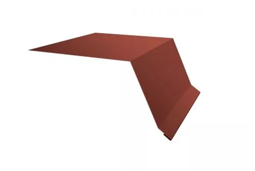 Планка капельник100х55 0,45 PE с пленкой RAL 8004 терракота