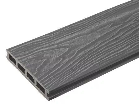 Террасная доска ДПК TalverWood 3D серая 150х25х4000 мм