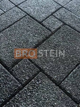 Тротуарная плитка Brostein 4 Гранит Темно-Серый 60 мм