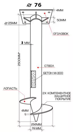 Свая 76