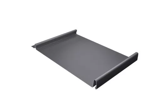 Кликфальц 0,5 Satin с пленкой на замках RAL 7004 сигнальный серый